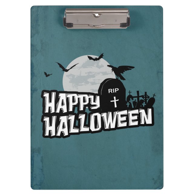 Porte-bloc Joyeux Halloween (Devant)