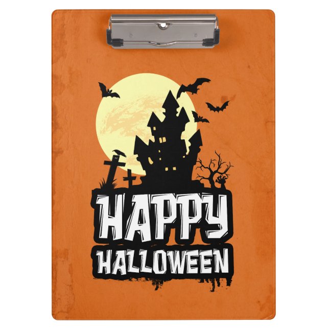 Porte-bloc Joyeux Halloween (Devant)