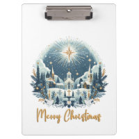 Joyeux Noël bleu et or