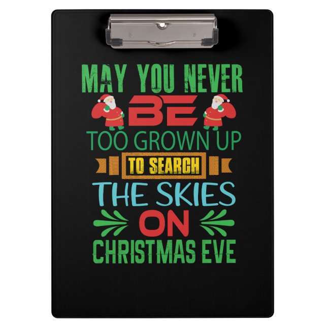 Porte-bloc Joyeux Noël Le Ciel Le Soir De Noël (Devant)