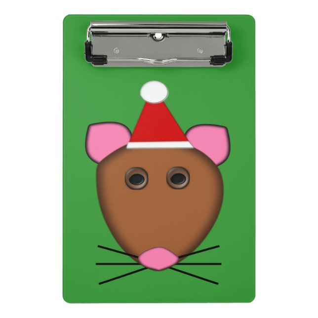 Porte-bloc Joyeux Noël Souris Mini Porte - bloc (Devant)