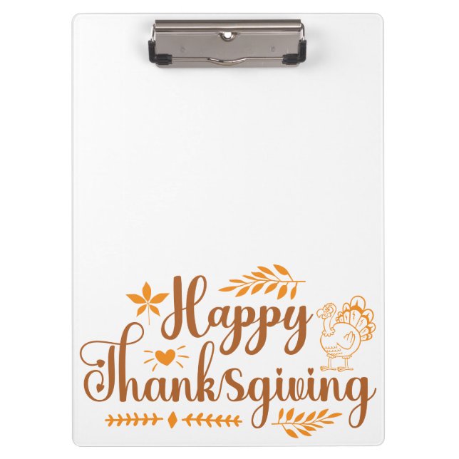 Porte-bloc Joyeux Thanksgiving (Devant)