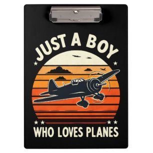 Porte-bloc Juste Un Garçon Qui Aime Les Avions Vintage Avion 