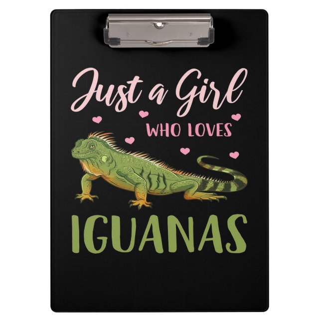 Porte-bloc Juste Une Fille Qui Aime Les Iguanas (Devant)