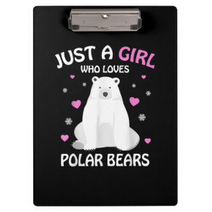 Porte-bloc Juste Une Fille Qui Aime Les Ours Polaires Les Fil