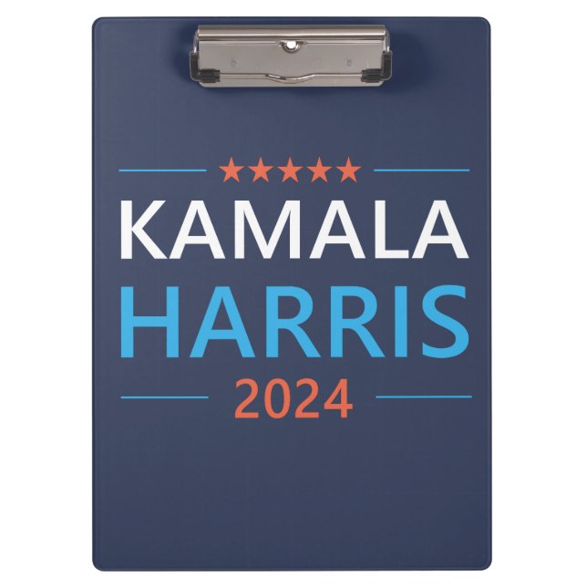 Porte-bloc Kamala Harris Présidente 2024 Démocrate (Devant)
