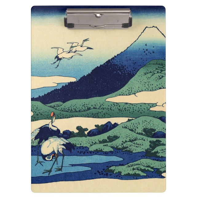 Porte-bloc Katsushika Hokusai - Umegawa dans la province de S (Devant)