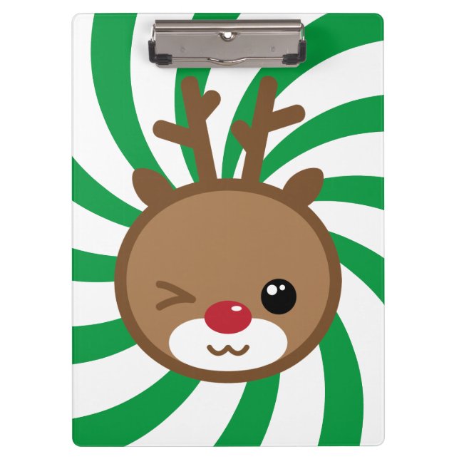 Porte-bloc Kawaii Reindeer Porte - bloc (Devant)