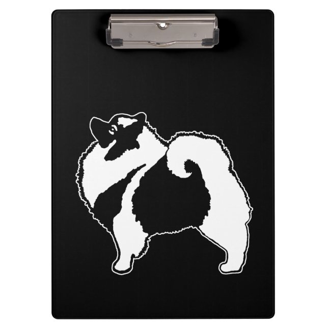 Porte-bloc Keeshond Graphics - Cute Original Chig Art (Devant)