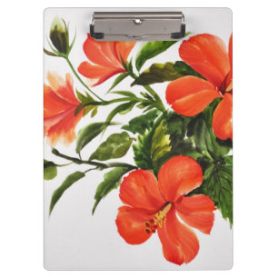 Porte-bloc Ketmie rouge chaude