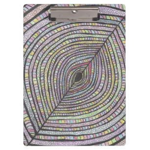 Porte-bloc Kian Art géométrique coloré dessiné à la main