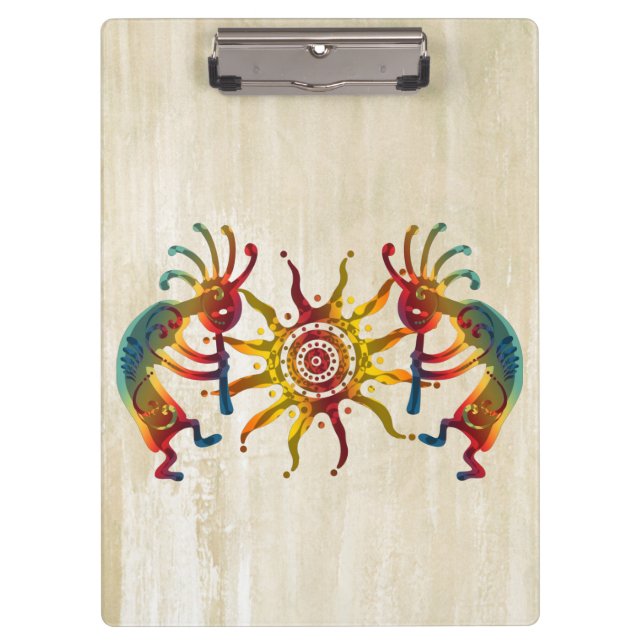 Porte-bloc KOKOPELLI DUO SUN + vos idées (Devant)