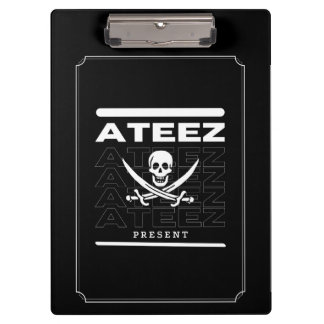 Porte-bloc Kpop Ateez Présente fournitures scolaires de burea