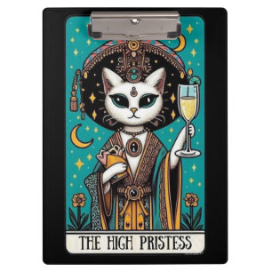 Porte-bloc La Chatte de la Grande Prêtresse Tarot Sorceller