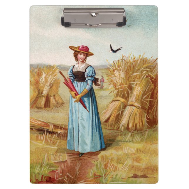 Porte-bloc La femme au champ de blé Clipboard (Devant)