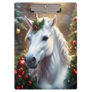 Porte-bloc « La Licorne de Noël »