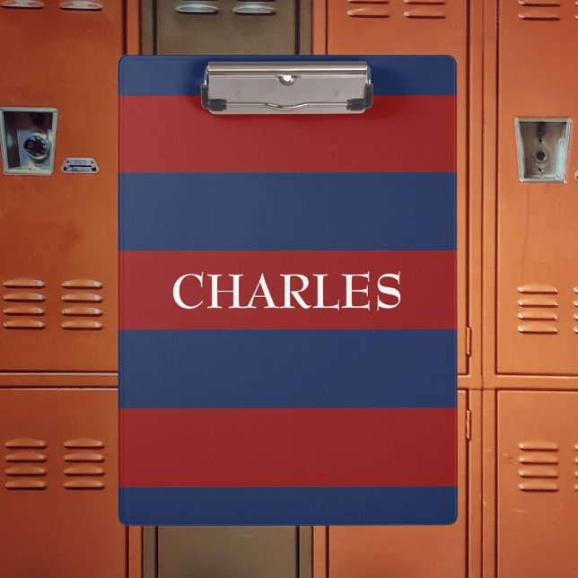 Porte-bloc La Marine et le Rugby Rouge (Créateur téléchargé)