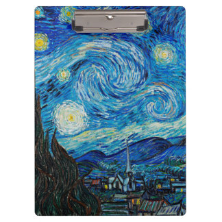 Porte-bloc La nuit étoilée de Van Gogh