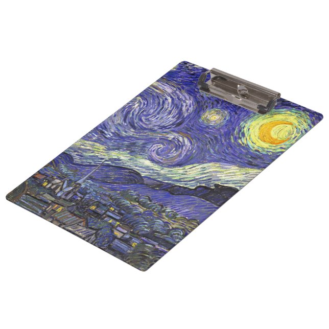 Porte-bloc La Nuit étoilée de Vincent van Gogh (Incliné)