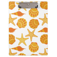 La plage orange Shell modèlent