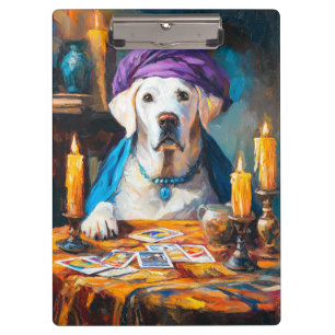 Porte-bloc La Poche Mystique Drôle chien Fortuneteller