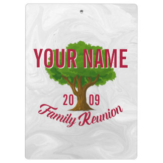 Porte-bloc La Réunion de famille personnalisée par arbre