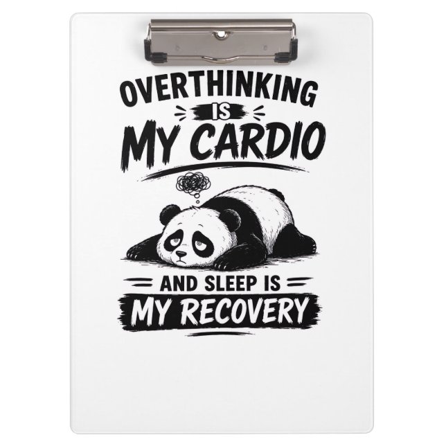 Porte-bloc La rumination est mon cardio (Devant)