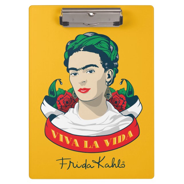 Porte-bloc La Vida de vivats de Frida Kahlo | (Devant)
