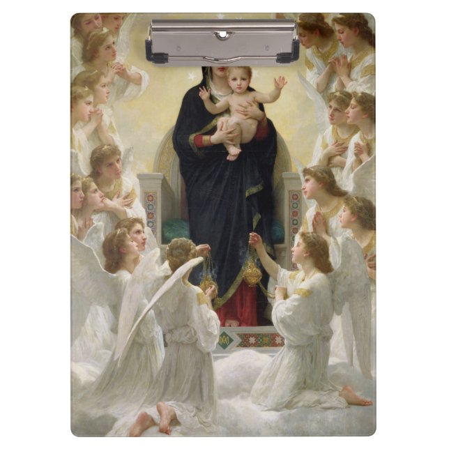 Porte-bloc La Vierge avec Angels, 1900 (Devant)