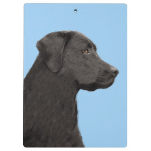 Porte-bloc Labrador Retriever Black Peinture Original Chien A