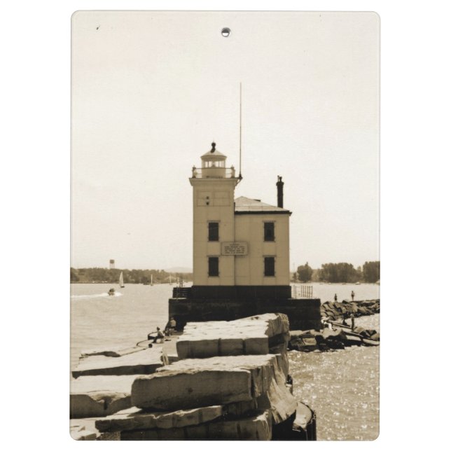 Porte-bloc Lac Erie Lighthouse (Dos)