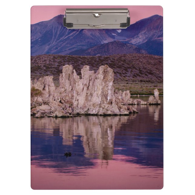 Porte-bloc Lac Mono spectaculaire dans l'ombre (Devant)