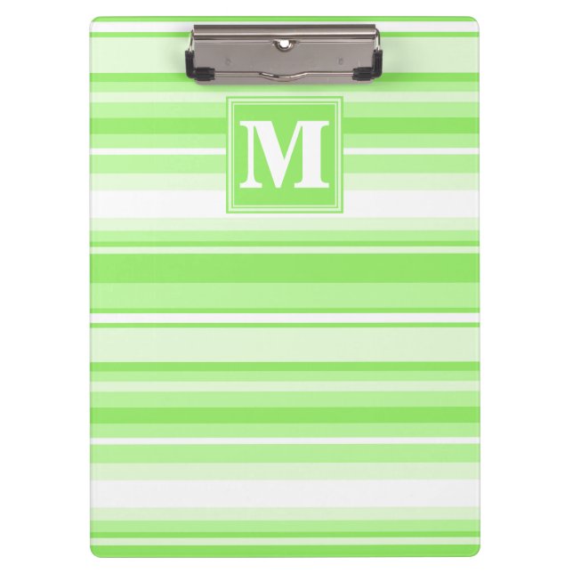 Porte-bloc Landes vertes de chaux monogrammes (Devant)