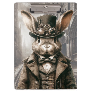 Porte-bloc Lapin Steampunk à Londres 