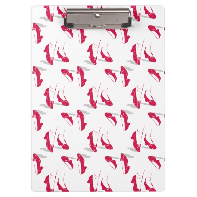 Porte-bloc L'Assistant D'Oz™ | Motif Ruby Slippers™ (Devant)