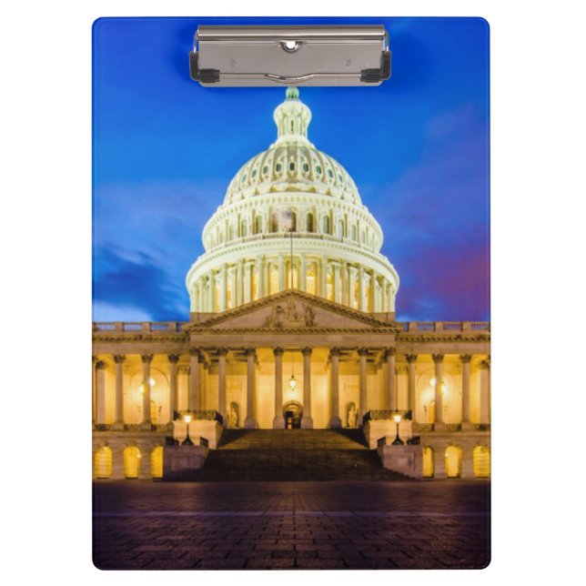 Porte-bloc Le capitol des Etats-Unis à l'heure bleue (Devant)