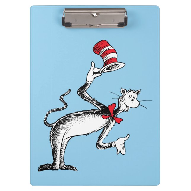 Porte-bloc Le Chat Chapeauté s'incline (Devant)
