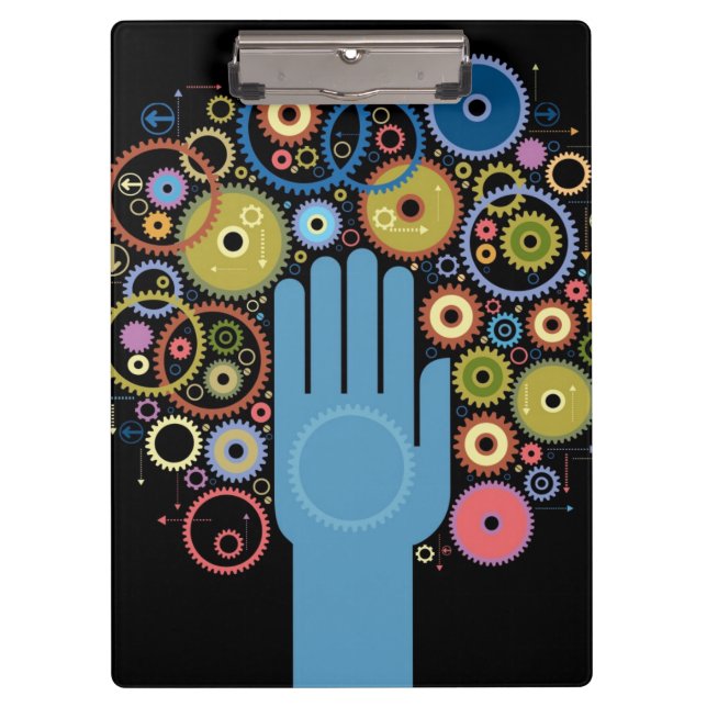 Porte-bloc Le concept du mouvement (Devant)