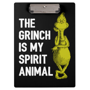Porte-bloc Le Grinch est mon Animal Spirituel