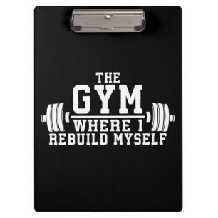 Porte-bloc Le Gym - Rebuild Moi-Même - Exercice Inspirationne