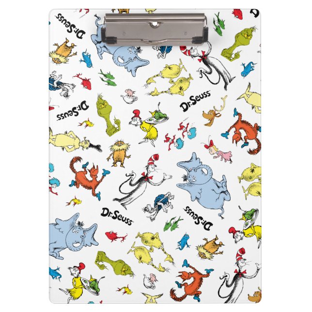 Porte-bloc Le monde de motif de Dr Seuss (Devant)