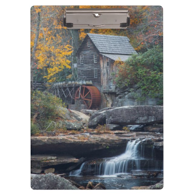 Porte-bloc Le moulin historique sur Glade Creek (Devant)