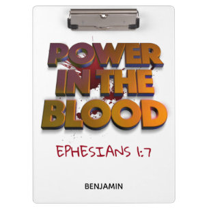 Porte-bloc Le pouvoir chrétien dans le message de salut du sa