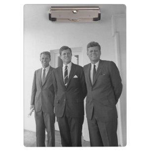 Porte-bloc Le président John Kennedy et les frères American C