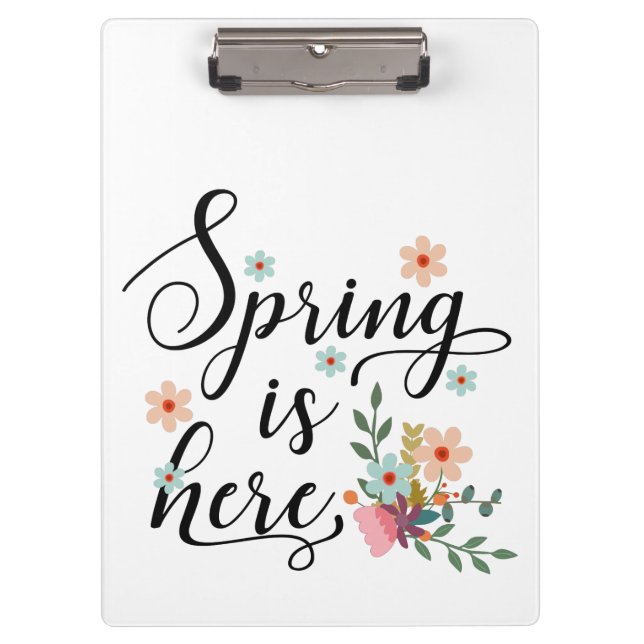 Porte-bloc le printemps est là (Devant)