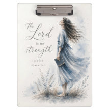 Le Seigneur est ma force Psaume 28:7 Aquarelle