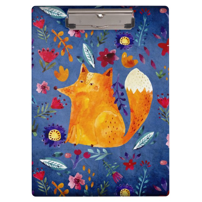 Porte-bloc Le Smart Fox dans le jardin des fleurs (Devant)
