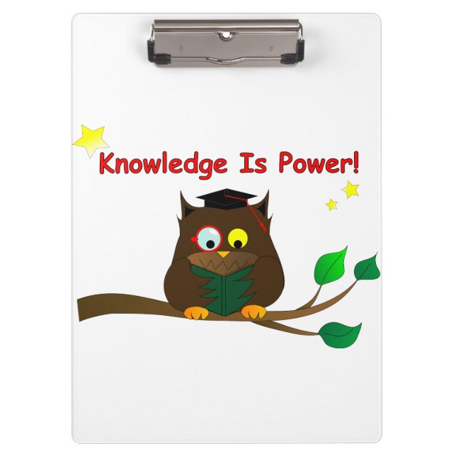 Porte-bloc Lecture de Wise Owl (Devant)