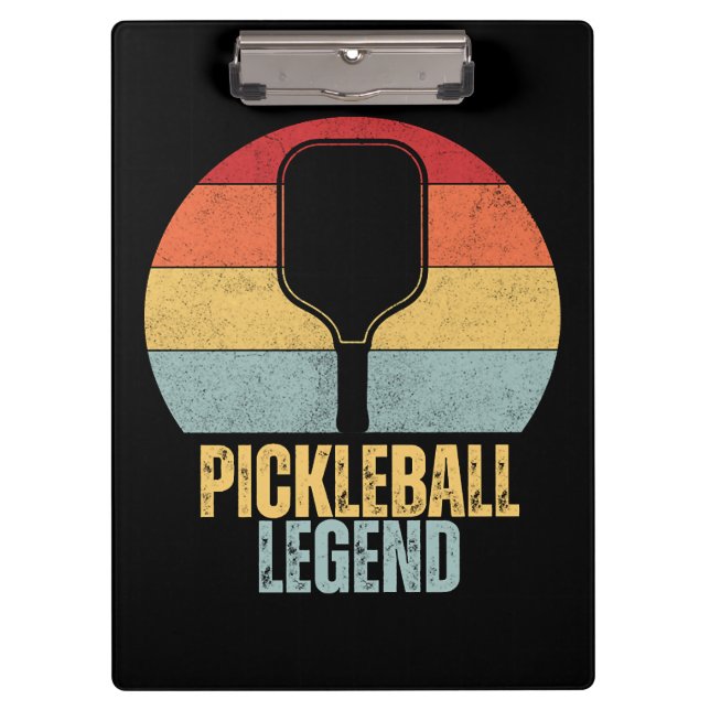 Porte-bloc Légende drôle de Pickleball (Devant)