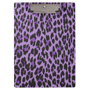 Porte-bloc Leopard Print, Léopard Spots, Purple Leopard